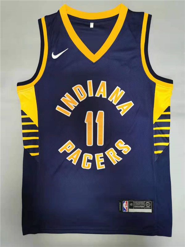 Men Indiana Pacers #11 Sabonis Blue 2021 Game Nike NBA Jerseys